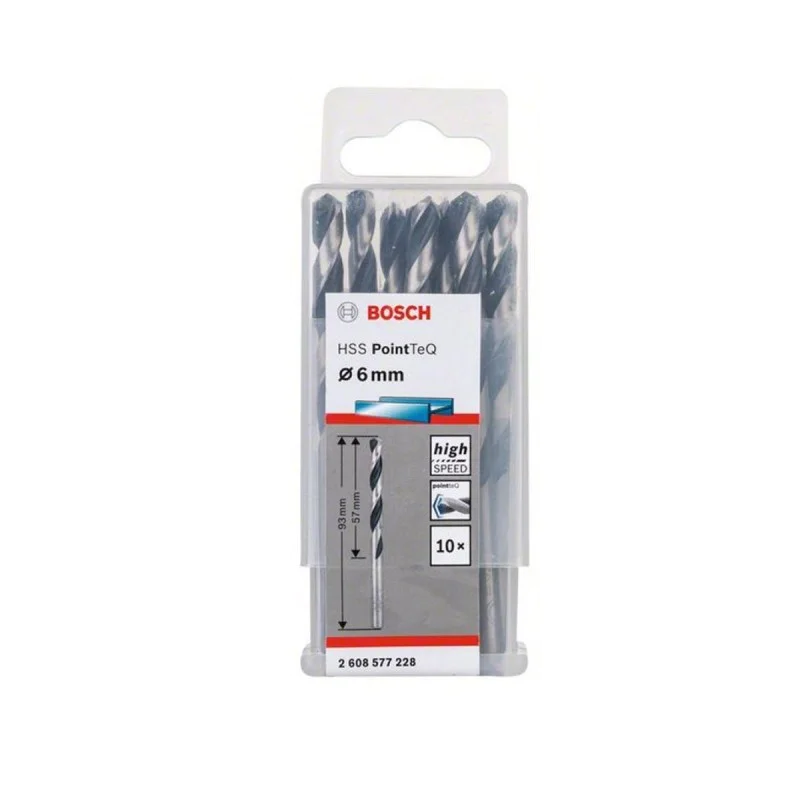 Metal drill Bosch 2608577228, HSS, PointTeq 6.0mm