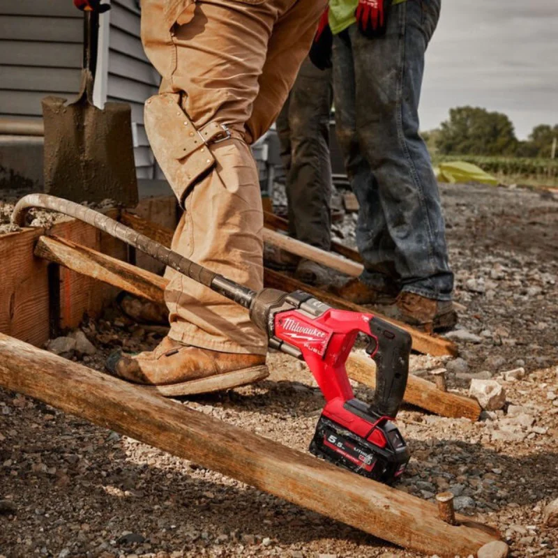 Milwaukee M18 FCVN12-0 Cordless Concrete Vibrator, 18 V, 4933479596