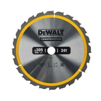 Диск за рязане на дърво DeWALT DT1958, 24 T, 305 х 30 мм