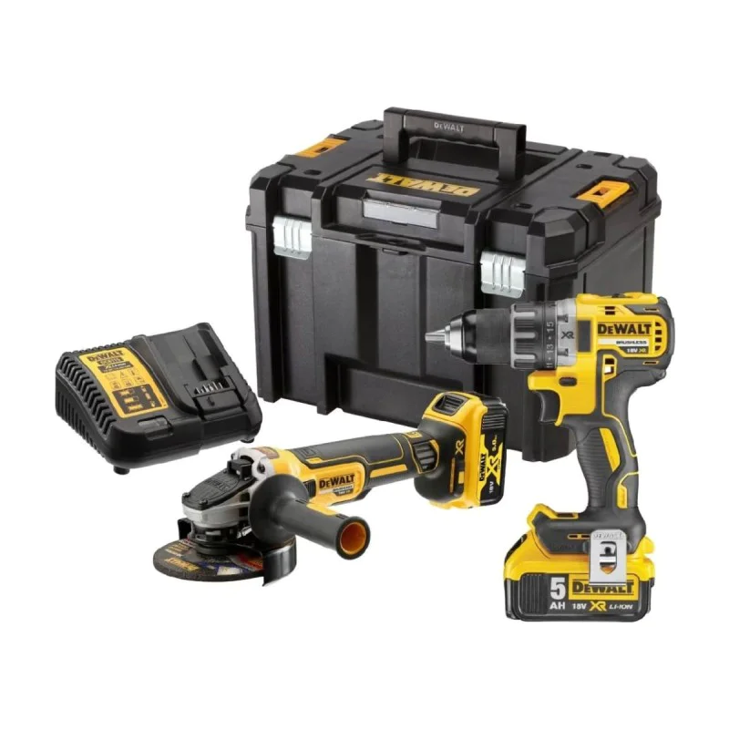 Cordless DeWALT DCK2020P2T, 18 V, DCD791, DCG405