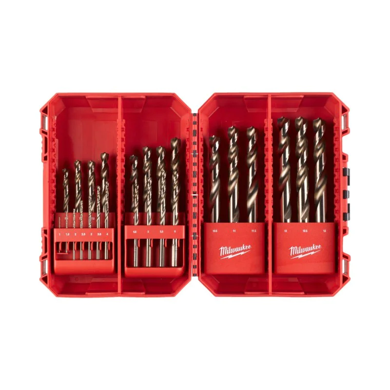 Milwaukee metal drill bits set 4932493868, 25 pcs, 1 - 13 mm, HSS-Co