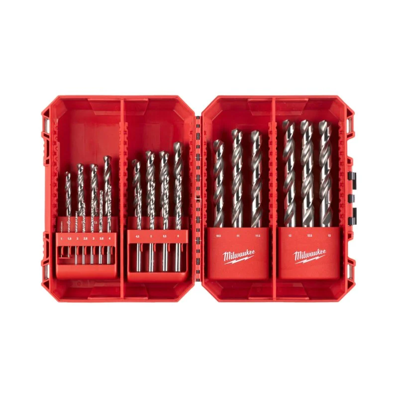Milwaukee metal drill bits set 4932493870, 25 pcs, 1 - 13 mm, HSS-G