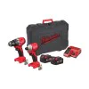 Milwaukee M18 BLCPP2A-402C, M18 BLIDR, M18 BLPDRC screwdriver and wrench set