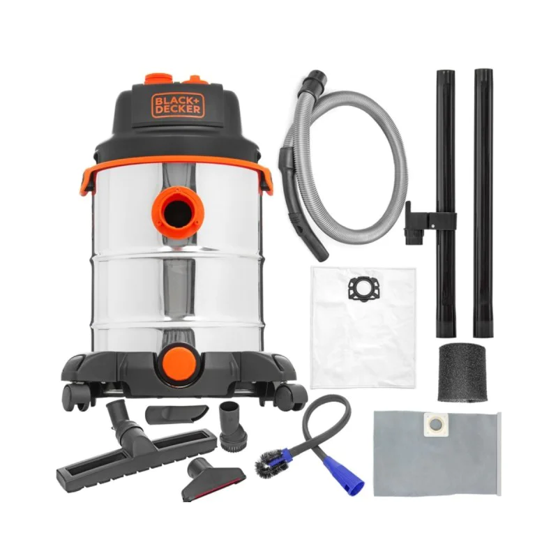 Black & Decker BXVC30XTDE dry and wet vacuum cleaner, 1600 W, 30 L