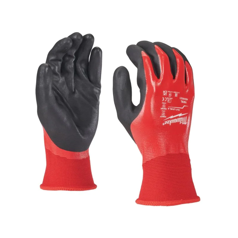 Milwaukee work gloves 4932493220, 9/L, FULLY DIP CUT A