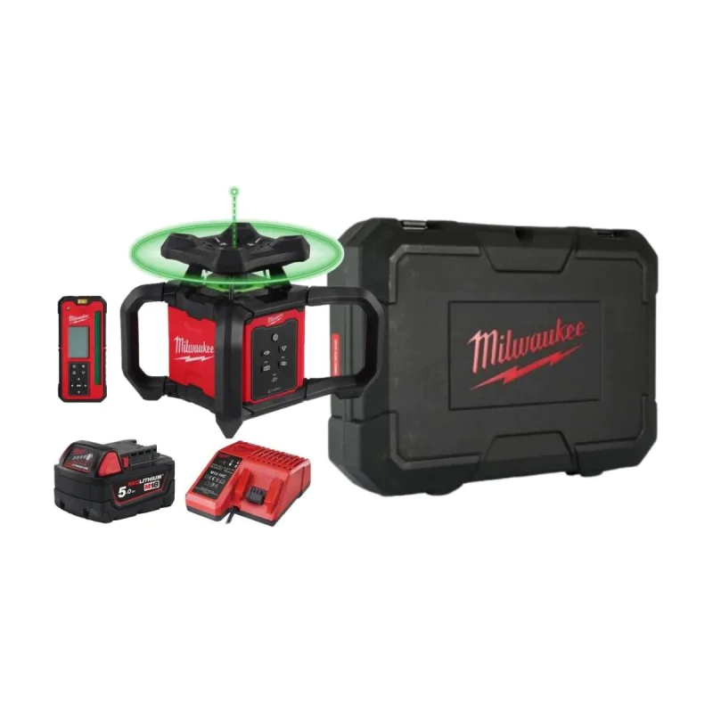 Milwaukee rotary laser level M18 RLOHVG300-501C, 18 V, green, IP66