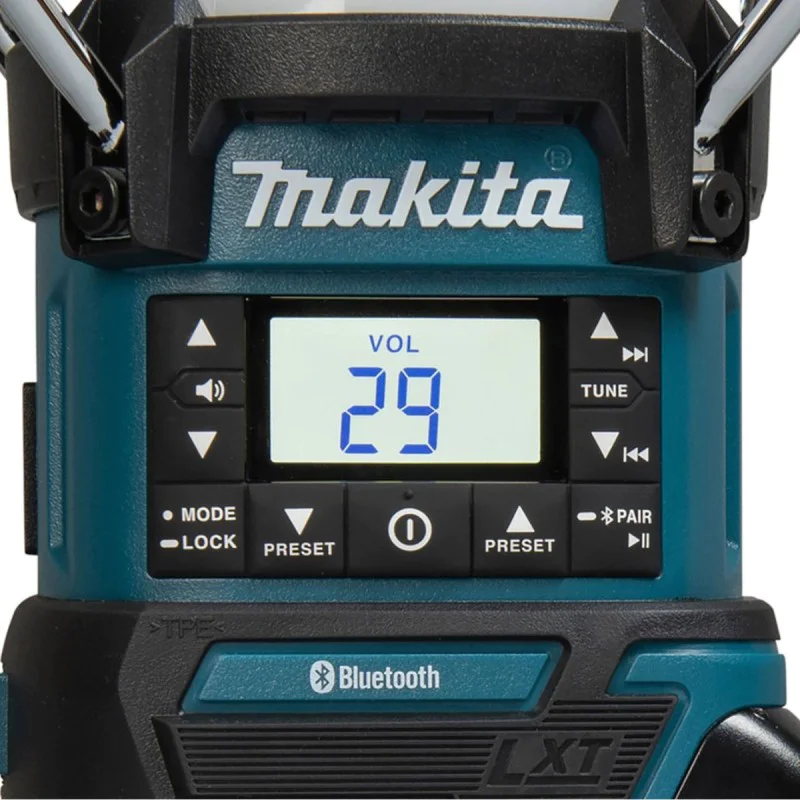 Makita DMR057 cordless radio with torch, 14.4/ 18 V, 310 lm
