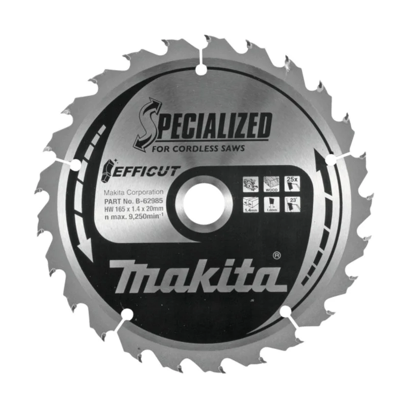 Makita wood saw blade B-62985, 165x1.4 mm