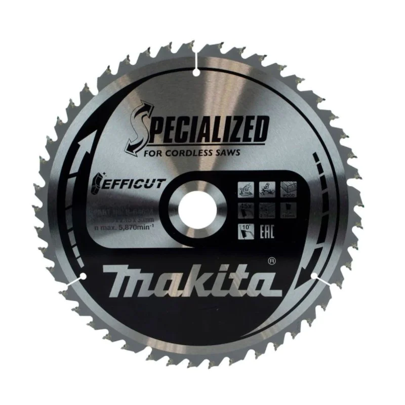 Makita wood saw blade B-64624, 260x2.15 mm, 45T
