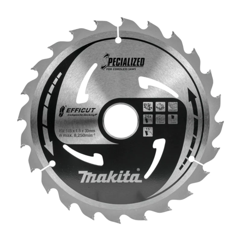 Makita decking saw blade E-12170, 185x1.5 mm, 40T
