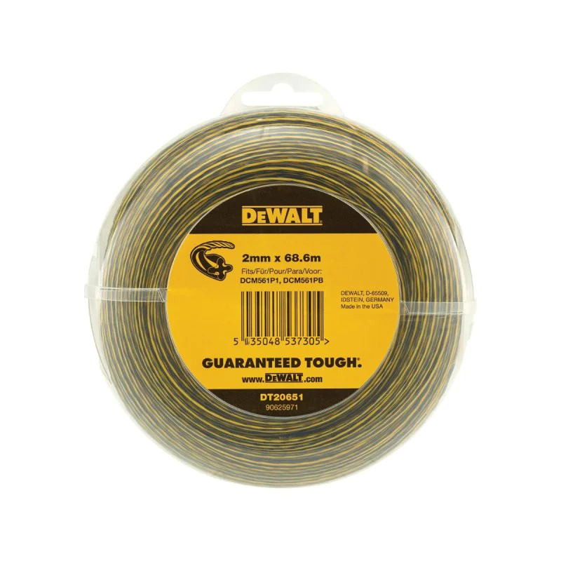 DeWALT DT20651 trimmer cord, 68.6m, 2mm