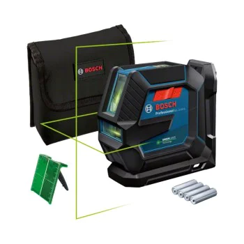 Линеен лазерен нивелир BOSCH GLL 2-15 G, 0601063W00, зелен, IP 64