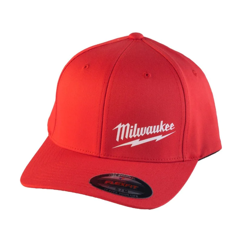 Шапка с козирка Milwaukee 4932493095, BCS черна/сива/червена