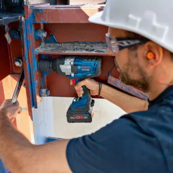 Акумулаторен ударен гайковерт Bosch GDS 18V-1600 HC, 18 V, 2200 Nm + Батерия procore 8.0Ah