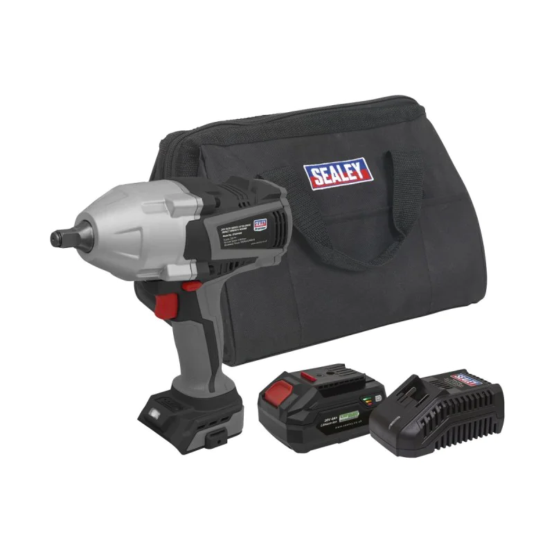 Cordless impact wrench Sealey CP20VXIWKIT, 20V, 1450Nm, 1/2