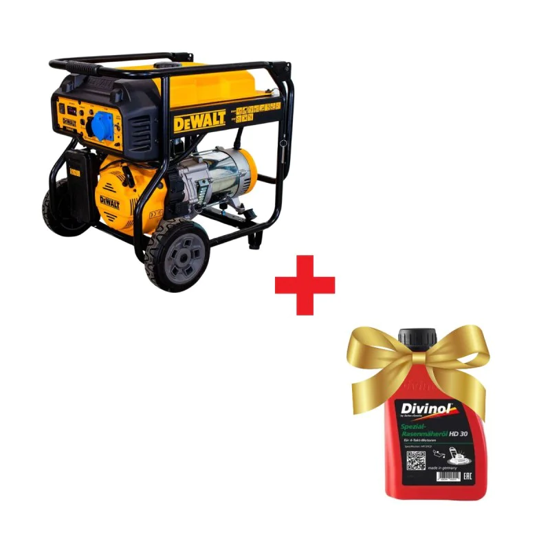 Electric petrol generator Dewalt DXGNP65E, 6500 W