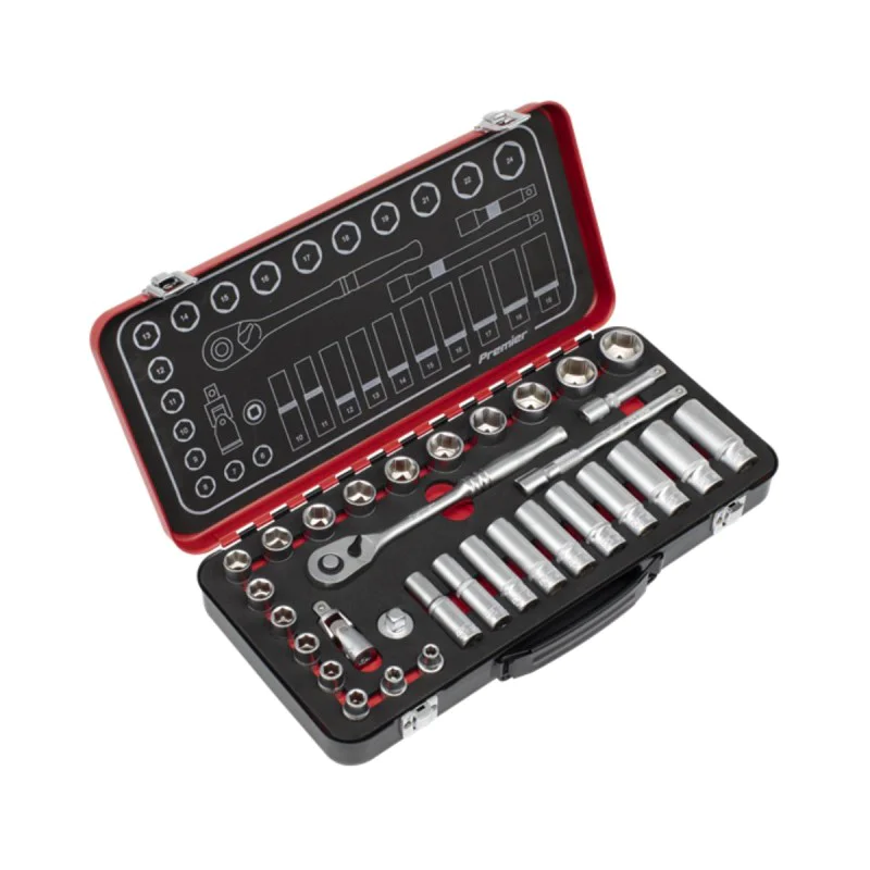 Sealey AK7922 ratchet insert set, 32 pcs, 3/8