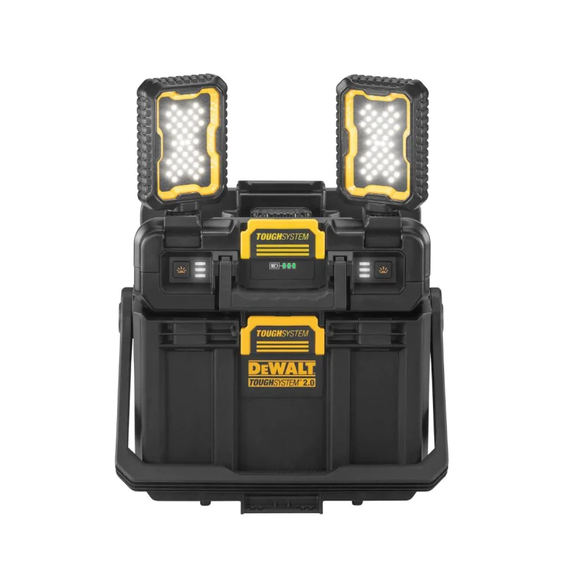 Tool case with flashlight Dewalt DWST08061-1, 18 V/54 V, 4000 lm