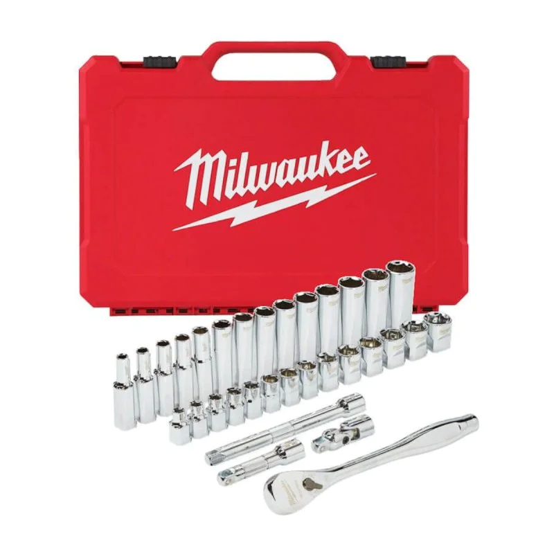 Milwaukee ratchet socket set 4932464945, 32 pcs, 3/8''