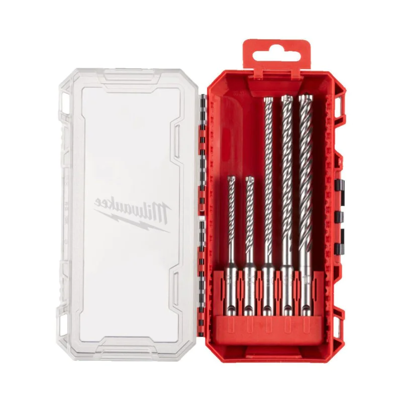 Milwaukee concrete drill set 4932498298, 5 pcs, SDS-PLUS, 5.5 - 8 mm