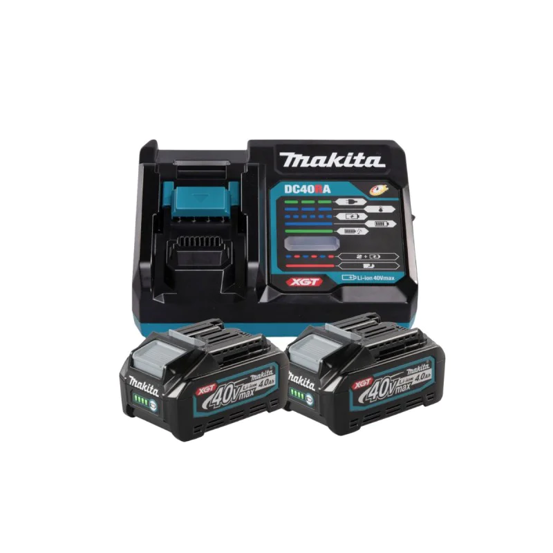 Makita starter kit 191L77-9, DC40RA + 2 x BL4040, 4.0Ah, 40 V