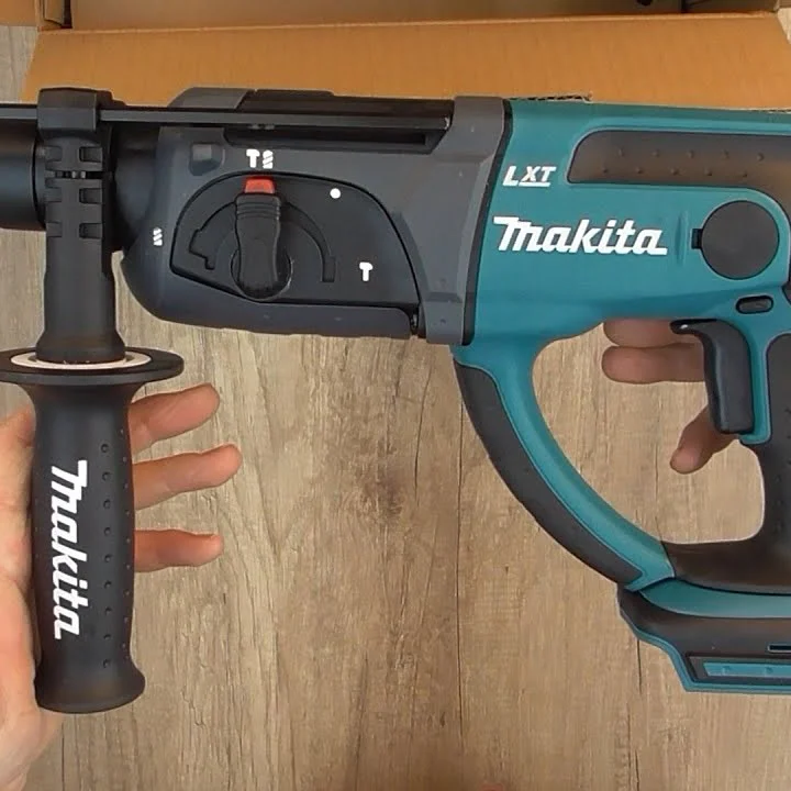 Makita cordless hole saw DHR202Z + charger DC18RC + battery BL1860B 6 Ah