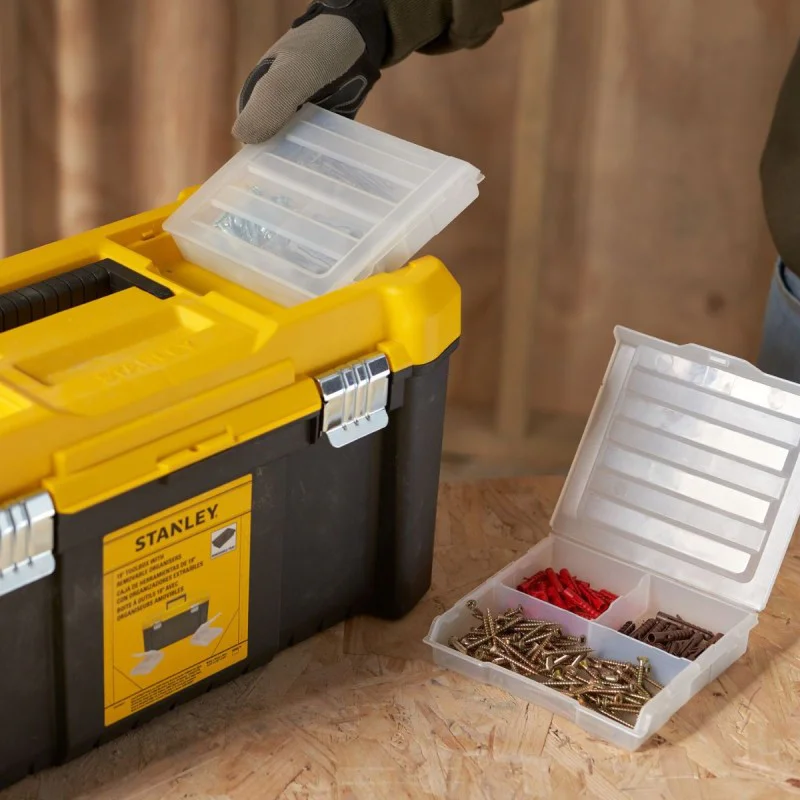 STANLEY STST75787-1 Plastic Tool Case, 482 x 254 x 250 mm