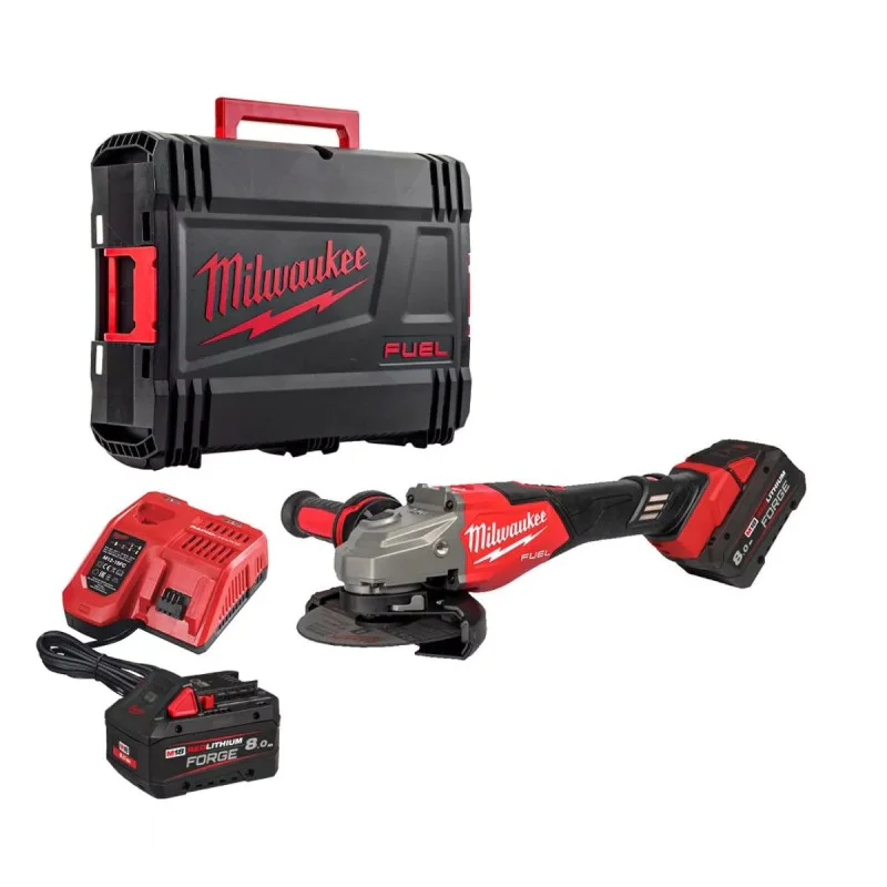 Cordless angle grinder Milwaukee M18 FHSAG125XB2-802X, 18V, 125mm