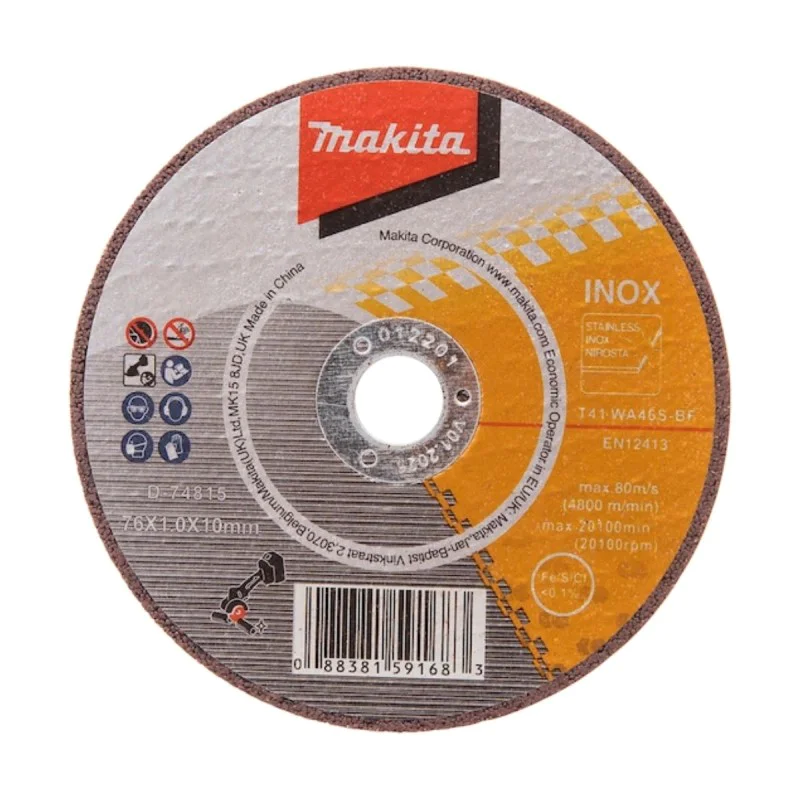 Makita steel disc D-74815, 76 x 1 mm, 5 pcs