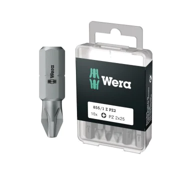 Комплект битове Wera 05072403001, PZ1, 10 бр, 25 мм