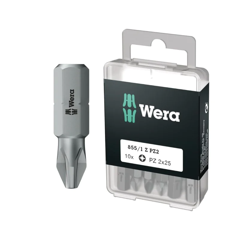Wera bit set 05072403001, PZ1, 10 pcs, 25 mm