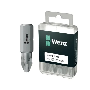 Комплект битове Wera 05072405001, PZ3, 10 бр, 25 мм
