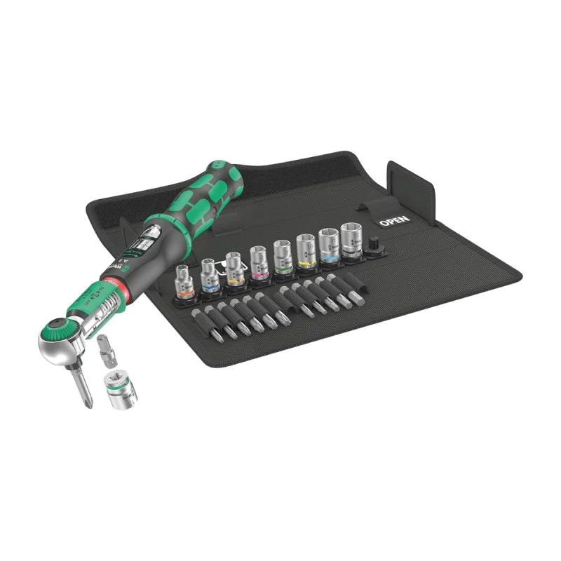 Torque wrench set with bits and inserts Wera 05075832001, 23 pieces