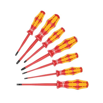 Комплект изолирани отвертки Wera 05135961001, 7 бр, 1 000 V