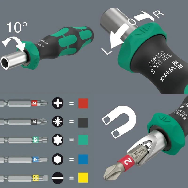Screwdriver set with bits Wera 05051060001, 14 pcs