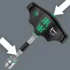 T-handle with ratchet Wera 05023461001, 1/4