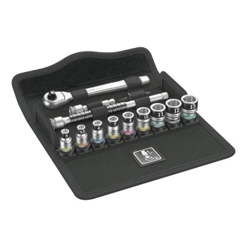 Ratchet set with Wera inserts 05003756001, 13 pieces