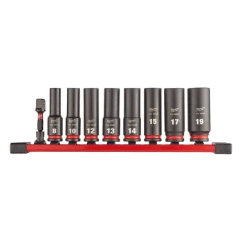 Комплект ударни вложки Milwaukee 4932480455, 8-19 мм, 3/8", 9 бр