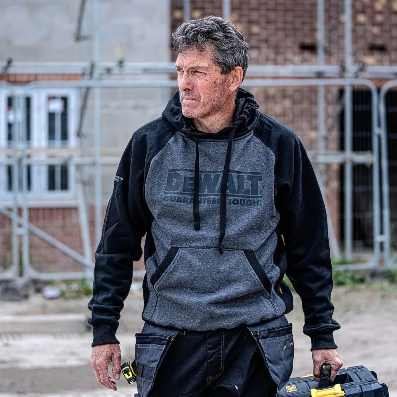 Суичър DEWALT Stratford Hooded Sweatshirt Black/Grey, DWC126-013-XL, XL, XXL