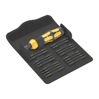 Impact screwdriver with bits Wera 05018110001, 19 pieces