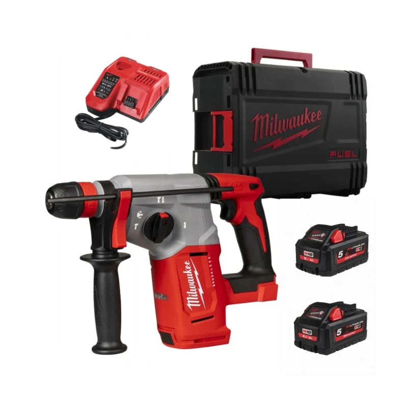 Cordless drill Milwaukee M18 BLHX-502X, 18 V, 2.3 J, SDS+