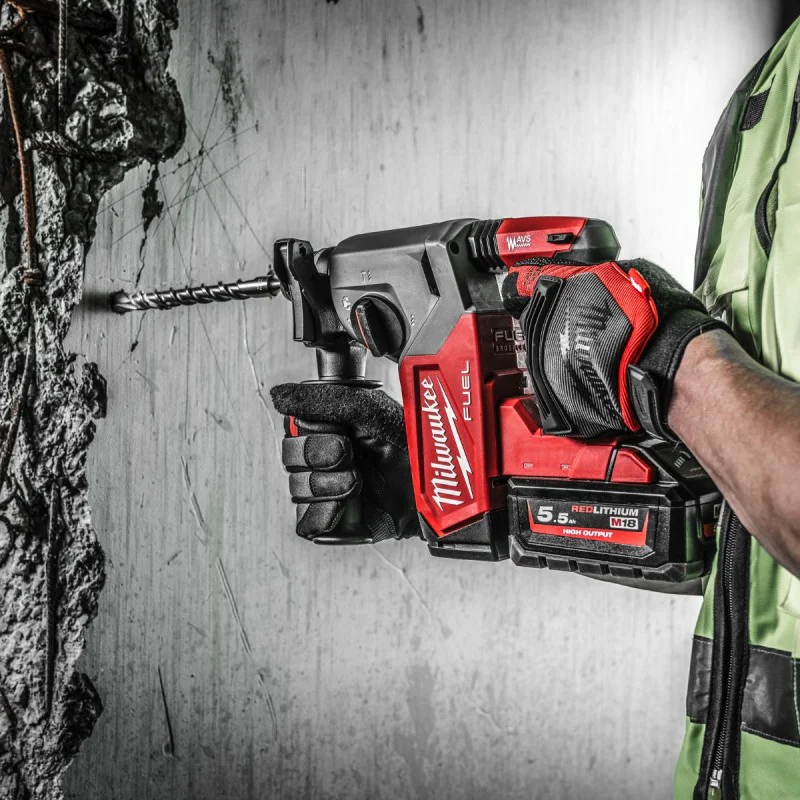 Cordless drill Milwaukee M18 FH-0X, 18 V, 2.5 J, SDS-Plus