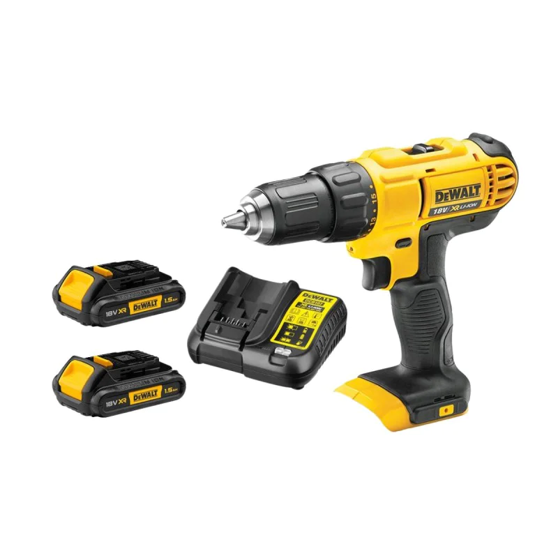 Cordless screwdriver Dewalt DCD771S2, 18 V, 1.5 Ah, 42 Nm
