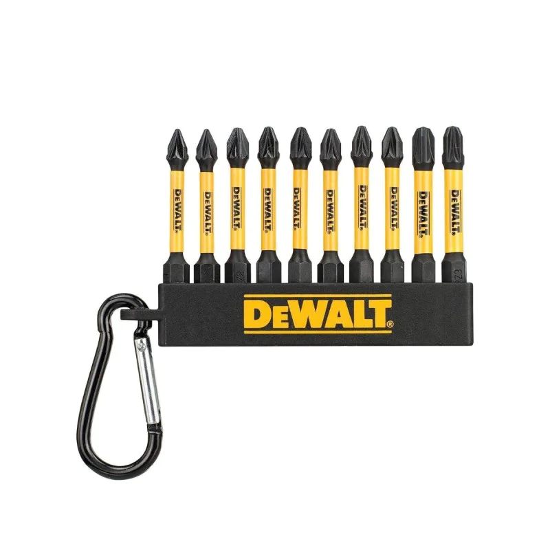 Set of impact sockets with carabiner Dewalt DT7274, 10 pcs