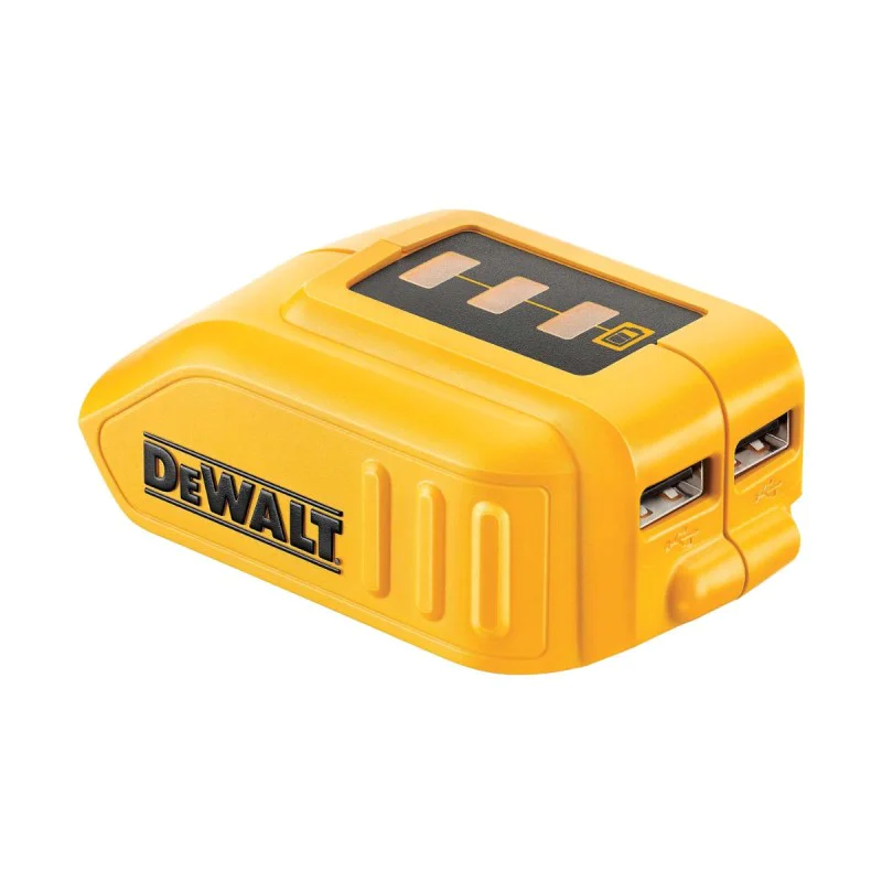 USB charging adapter DeWALT DCB090, 10.8V - 18V