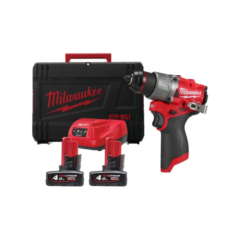 Cordless screwdriver Milwaukee M12FPD2-402X, 12V, 45Nm, 4933479869