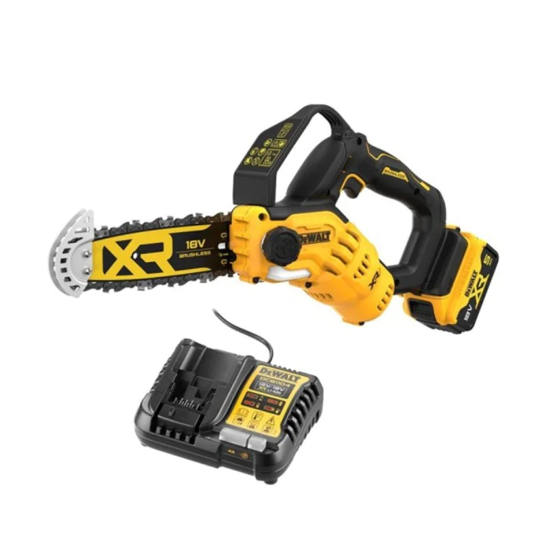 Cordless chain saw DeWALT DCMPS520P1, 18 V, 20 cm