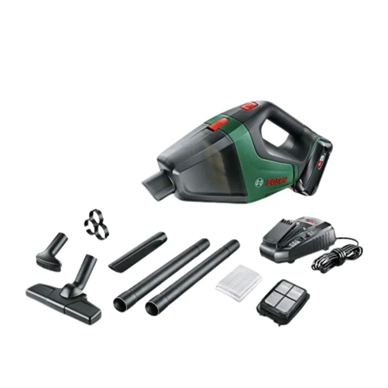 Cordless vacuum cleaner Bosch UniversalVac 18, 18 V, 0.8 l, 06033B9103