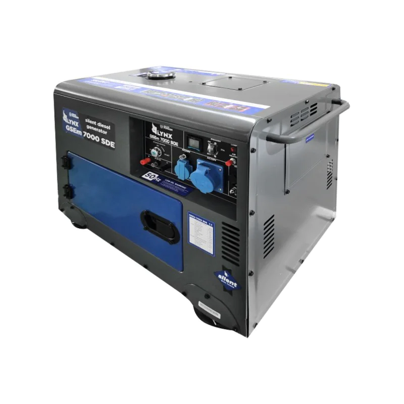 Diesel single-phase generator REM GSEm 7000 SDE, 6.5 kW, 14 hp, 498 cc, 39070000601
