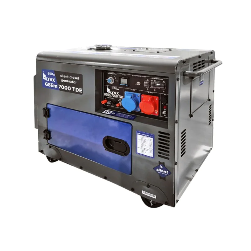 Diesel three-phase generator REM Power GSEm 7000 TDE, 6.5 kW, 14 hp, 498 cc, 39070000611